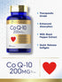 Carlyle CoQ10 200mg Softgels, 60 Count, Enhanced Absorption, Non-GMO, Gluten Free