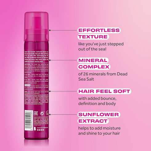 Lee Stafford Sea Salt Texturizing Spray for Tousled Waves