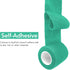 RISEN Cohesive Bandage 2” x 5 Yards, 6 Rolls, Self Adherent Medical Tape for First Aid and Athletic Use
