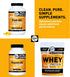 Whey Protein Powder, Unflavored, Unsweetened, Keto Friendly, 2lb, Low Carb, Low Calorie, No Soy, Made in USA