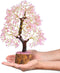 Rose Quartz Crystal Tree of Life Decor, Pink Home Decor Healing Crystals Birthday Gifts for Women, Mom, Sister,