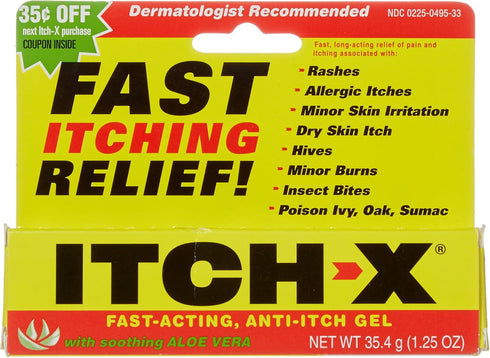 Itch-x Fast-Acting Anti-Itch Gel - 1.25 Oz