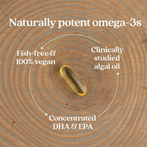 New Chapter Vegan DHA, EPA, DPA Supplement, Vegan Omega-3 Complex, 30 Vegan Softgels