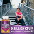 Probiotic Gummies for Digestive Health, 120 Gummies, 5 Billion CFUs, Orange Flavor for Immune Support