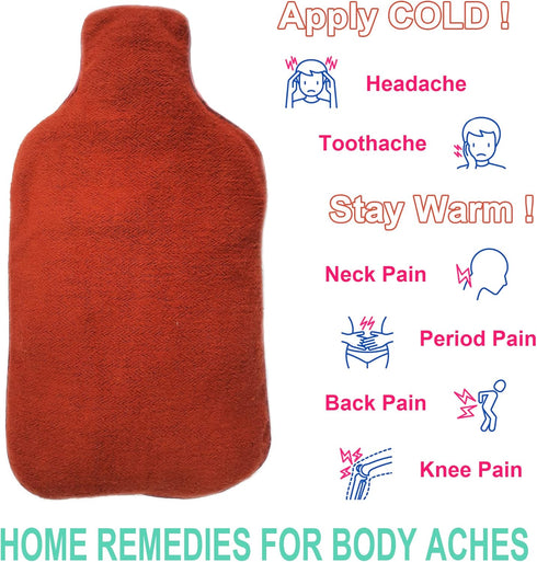 Relaxso Hotties Bottle Body Healing Warmer, Natural Bamboo Pomegrante