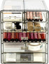 Sorbus Acrylic Makeup Organizer - Big Clear Storage Case for Cosmetics & Jewelry - 3 Large, 4 Small Drawers for Vanity