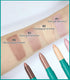 Erinde 4 Colors Eyeshadow Stick, Shimmer Creamy Eye Shadow Makeup, Long Lasting Waterproof Glitter Highlighter Pencil