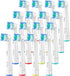 Replacement Toothbrush Heads for Oral B Braun - 16 Pack Milos Electric Deep Clean Brush Heads Compatible with Oral-B