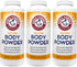 Talc-Free Body Powder for Odor, Sweat & Moisture, 3 Pack