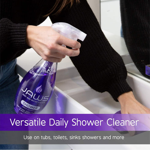 JAWS Cleaners Home Cleaning Kit, Multi-Surface Kitchen, Glass, Shower, Hardwood Floor, 2 Refill Pods Included