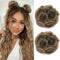 REECHO 2 PCS Mini Claw Clip, Messy & Cat Ears Hair Bun Extensions, Wig Accessory Updo Hairpieces for Women