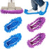 HDongany 2 Pairs (4 Pieces) Mop Slippers, Multi-Function Reusable Microfiber Dust Mops, Floor