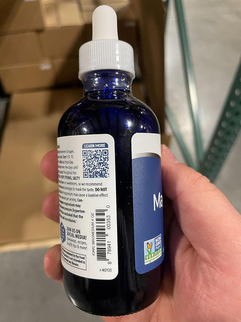 Trace Minerals | Liquid Ionic Magnesium 400 mg | Helps Maintain Essential Body Functions | 4 fl oz (32 Servings)