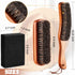 4 Pcs Horsehair Felt Hat Brush Kit, Cleaning Sponge for Cowboy, Fedora, Baseball Cap, and Furniture