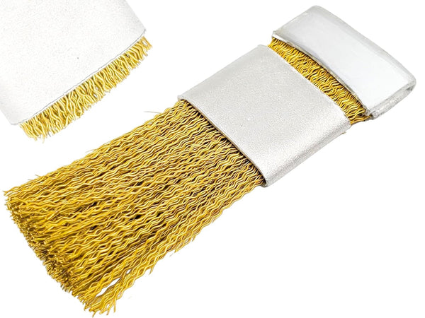 Batch Bur Cleaning Brass Wire Brush - Flat Bur File Holder Cleaning Tool Pack of 3 by Artman Instruments