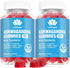 2 Pack Ashwagandha Gummies for Immune Support, 2000mg Organic Ashwa Root Extract Supplement - 120 Count