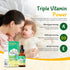 Immune 60 2oz Kiddivit Baby Vitamin A&D Liquid Drops with Vitamin E Gentle & Vision Support Supplement Daily Servings
