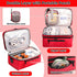 Tesuko Medicine Bag for Traveling with Portable Small Pouch, Double Layer Pill Bottle Organizer Storage Case
