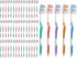 Urban Essentials Bulk Toothbrush Package with Covers, 50 Pack, Extra Soft Toothbrush