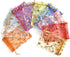Volanic 100PCS 4X6 Inch Sheer Heart Organza Bags with Drawstring for Party Wedding Favor Gift Bag, 10 Colors Mix
