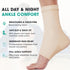 Modvel 2 Pack Ankle Brace Compression Sleeve for Injury Recovery, Joint Pain Support