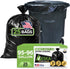 Veska 95-96 Gallon Trash Bags Heavy Duty, (ValuePack 25 Bags w/Ties) 100 Gallon