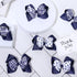 Whaline 6Pcs Back to School Uniform Hair Bow Clips, Navy Blue Plaid Stripe Dot Barrettes for School Hair Accessories