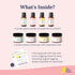 The Smell Project 10ml Smell Training Kit - Olfactory Training Kit with Real Essential Oils - Smell Therapy for Smell