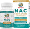 MaryRuth Organics Nutritional Supplement Capsule, NAC 1000mg Per Serving, Vegan, Non-GMO, 120 Count