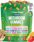 Drops Of Nature Mushroom Focus Gummies Lions Mane Turkey Tail L-Theanine Choline