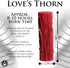 Thorn Drip Candle for Relaxation & Wellness, Unscented Paraffin Body Wax, Perfect Spa Gift, 1 Piece, Red