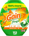 Gain Flings Liquid Laundry Detergent - Island Fresh Scent, 112 Count, HE Compatible