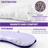UNITASH Microwavable Heating Pad for Period Cramps + Eye mask Heating padMachine Washable Cover-Cute Stuffed Animal