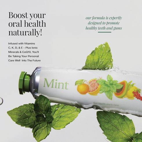Revitin Toothpaste | Fluoride-Free Prebiotic Mint Tooth Gel | No SLS, Gluten Free, Dye Free, GMO Free, No Sweeteners |