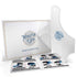 Monster&Son Beard Shaping Tool for Men - Classic Oversized Design, Clear Stencil Shaper for Perfect Symmetry