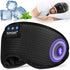 TOPOINT Bluetooth Sleep Mask, Eye Mask with Wireless Headphones, Silk Sleeping Eye Cover, Travel Music Headsets