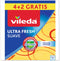 Vileda 142010 Soft Cloths, 30% Microfibre, Pack of 4 Plus 2 Free by Vileda