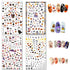 TailaiMei 1500 Pcs Halloween Nail Decals Stickers - 12 Sheets Self-Adhesive DIY Nail Art Tips Stencil for Halloween