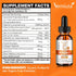 Vemluta 2 Packs 2000mg D3 Immune Antioxidant,4 Oz Liposomal Vitamin C Liquid Drop, High Absorption VC Complex Rose Hips