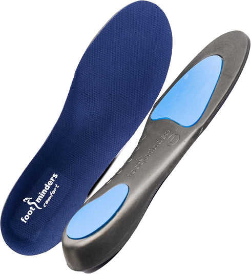 Comfort Orthotic Arch Support Insoles for Sport Shoes and Work Boots, Large (Men 9½ -11, Women 10½ - 12)