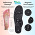 Daiwa Felicity Magnetic Insoles for Men & Women - Orthopedic Acupressure Shoe Inserts for Foot Health, Reflexology
