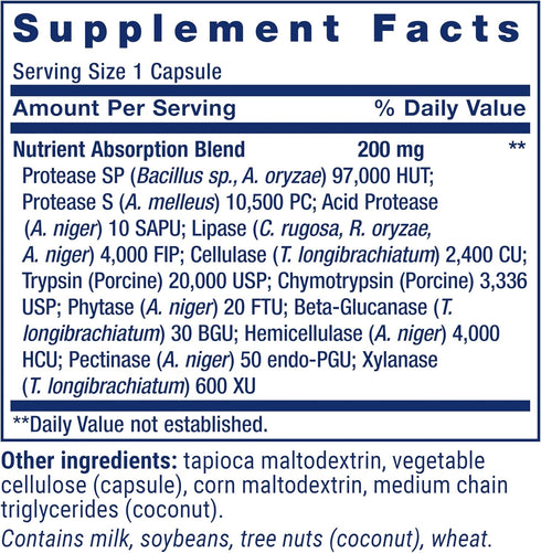 Life Extension Extraordinary Enzymes - Digestive Health Support, Non-GMO, 60 Capsules