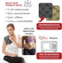 Pack 5" 12" Core Products MicroBeads Moist Heat Therapy Microwave X | Small Reusable Moist Heat Pad with Soft Fabric