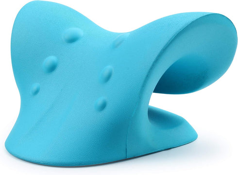 RESTCLOUD Neck and Shoulder Relaxer, Cervical Traction Device for TMJ Pain Relief, Chiropractic Pillow Neck Stretcher