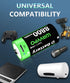 WAVYPO 8800mAh (2-Pack) Rechargeable D Lithium Batteries with Included USB-C Charging Cable, Rechargeable D Batteries