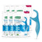 GUM Advanced Care Floss Picks - Dental Flossers for Adults with Vitamin E, Fluoride, Fresh Mint Flavor, 90 ct