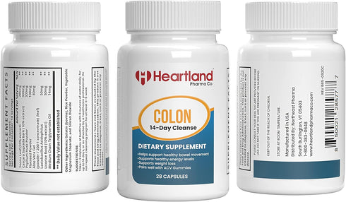 Colon Cleanse Capsules 14-Day Detox & Cleanser Formula for Effective Colon Detoxification, Advanced Gut Cleanse for Men & Woman, Made in The USA (28 Tablets Per Bottle)