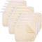 Tatuo 15 Packs Exfoliating Face Body Wash Cloths, Soft Weave Bath Towel for Women and Men (White Edge)
