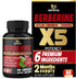 Berberine with Ceylon Cinnamon, Turmeric, Milk Thistle, Artichoke, Black Pepper - 60 Count