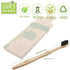 Zeek's Naturals LLC Pack 4 Biodegradable Eco-Friendly Natural Bamboo Charcoal Toothbrushes - of - Numbered - Charcoal